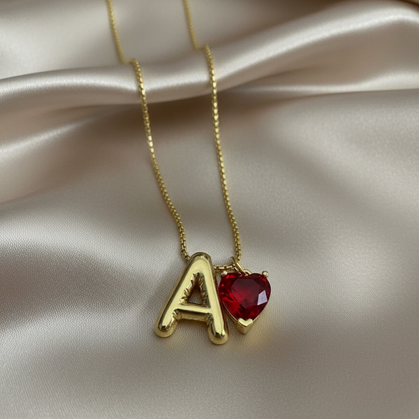 Cadena Personalizable Letra + Dije