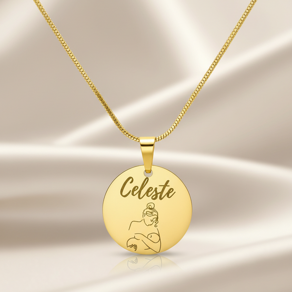 Collar Placa Personalizable